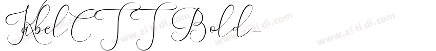 KabelCTT Bold字体转换